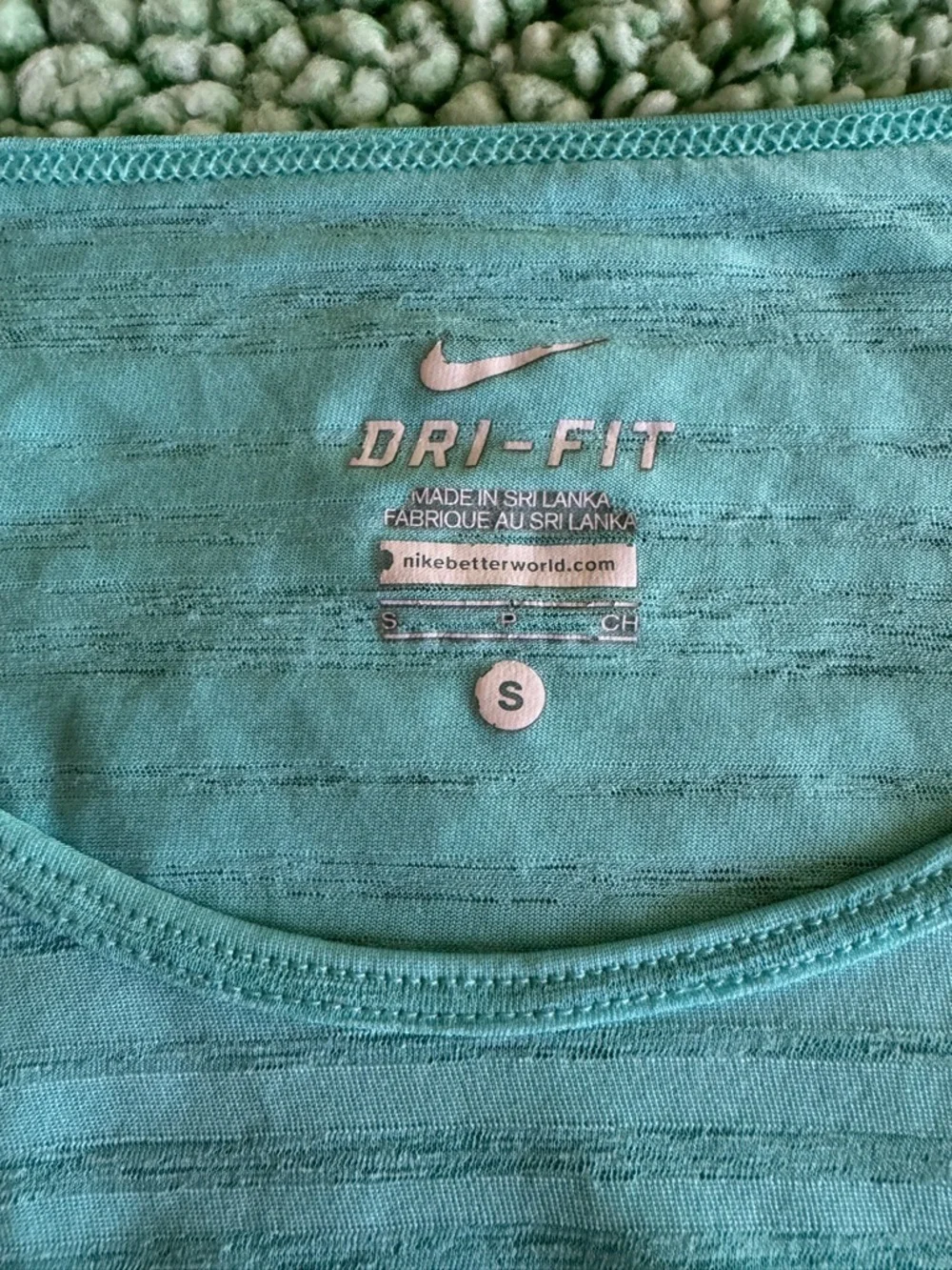 Nike Women's Aqua Striped Tee